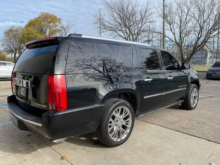 A black car with window tinting in Northville 